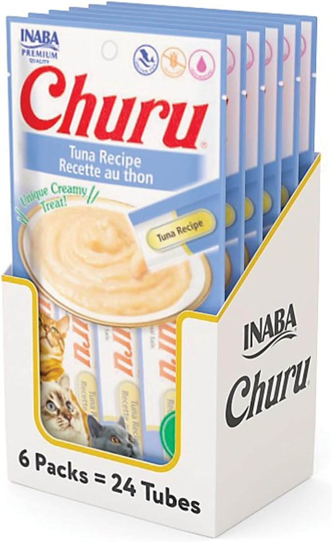 Churu para Gato Premio Atún - Caja con 6 Bolsas Churu para Gato Premio Atún - Caja con 6 Bolsas
